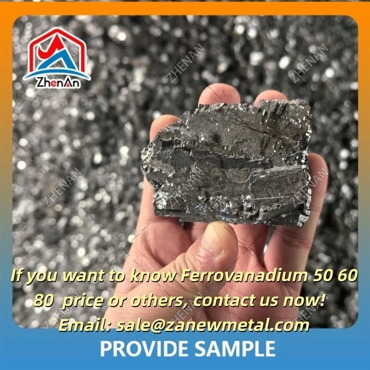 10-50 mm Ferro Vanadium 80 75-85% best